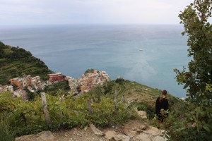 hiking above Manarola 